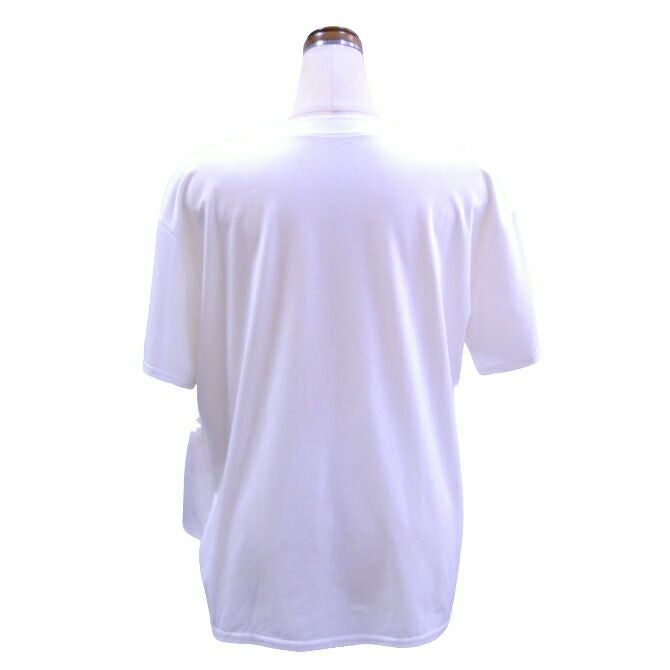 サテンフリルＴシャツ（ホワイト）