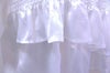 サテンフリルＴシャツ（ホワイト）